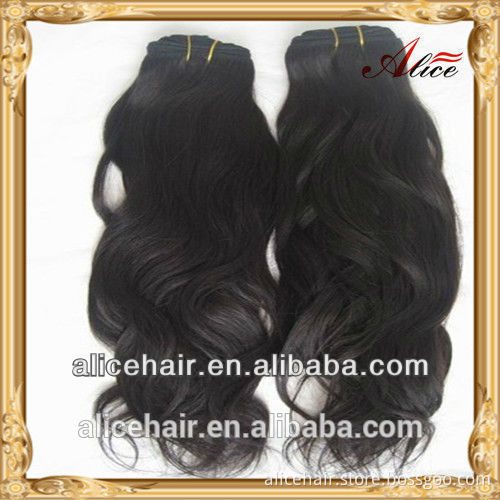 Wholesle price 100g human hair weave indian hair
